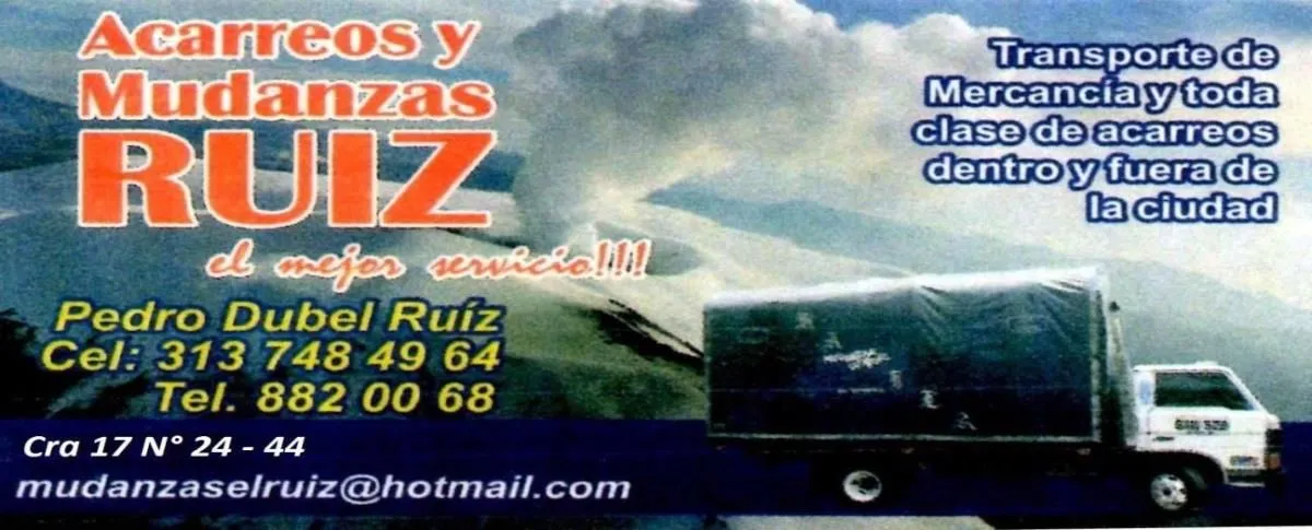 La imagen 2 de la Empresa ACARREOS Y MUDANZAS RUÍZ GIRALDO