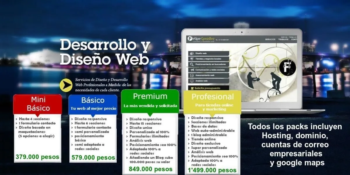 La imagen 3 de la Empresa DISEÑO WEB ECONÓMICO FELIPEWEB.COM