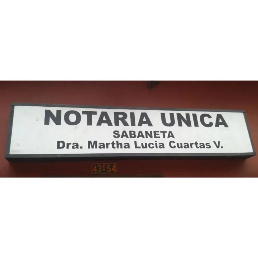 La imagen 5 de la Empresa NOTARÍA ÚNICA DE SABANETA